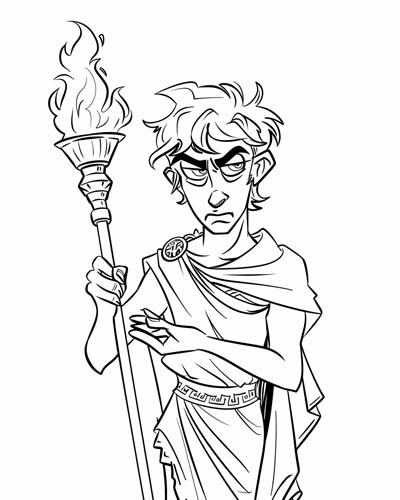 Hades coloring page