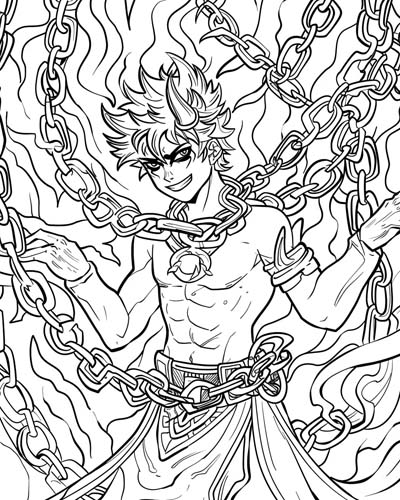 Hades coloring page