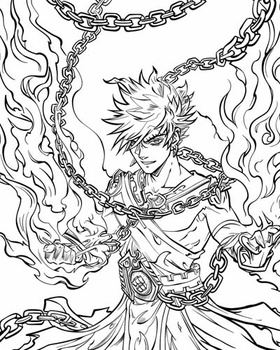 Hades coloring page