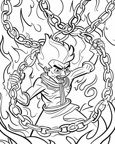Hades coloring page