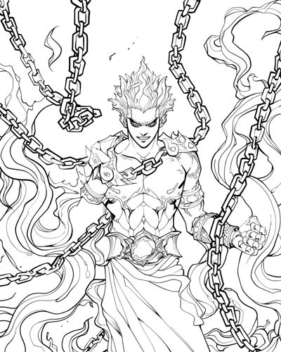 Hades coloring page