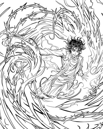 Hades coloring page