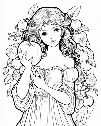 hesperides coloring pages