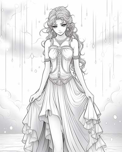 Hyad coloring page