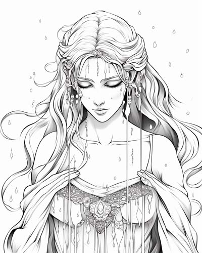 Hyad coloring page