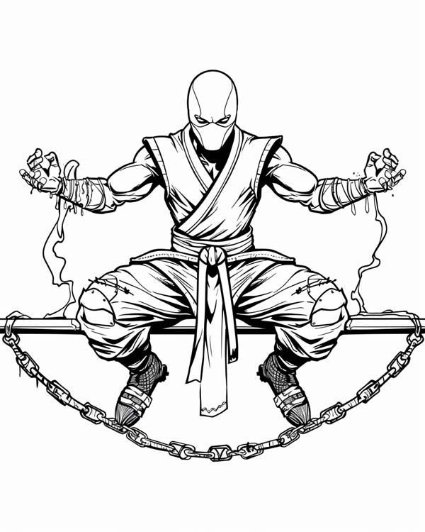 Zodiac Knight, Libra coloring page