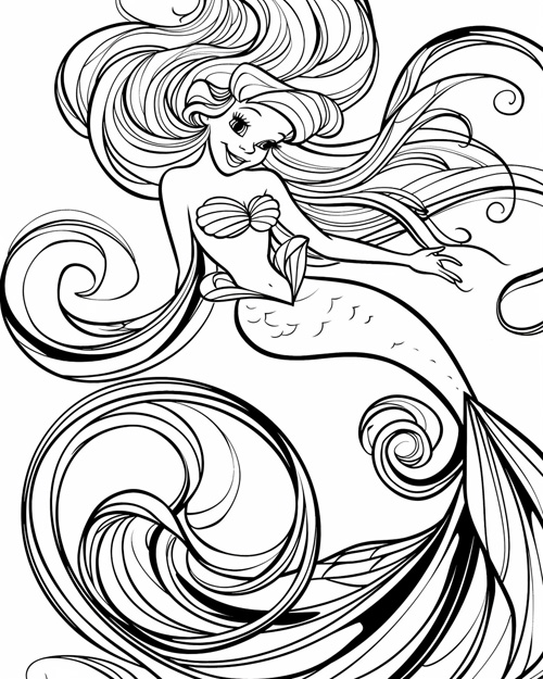 Danish folklore - havfrue (Danish mermaid)