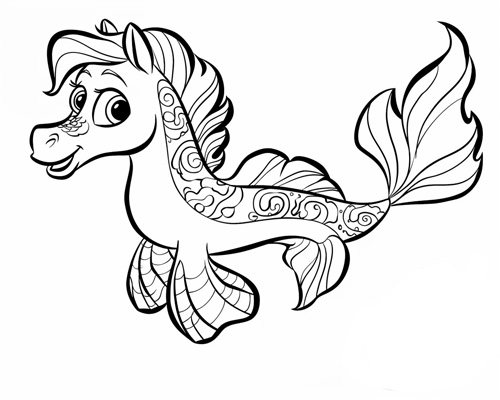 Danish folklore - Søhest (Mythical Danish Seahorses)
