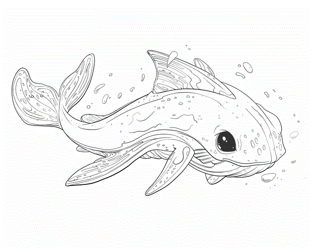 Sea monsters - Stellanox coloring page