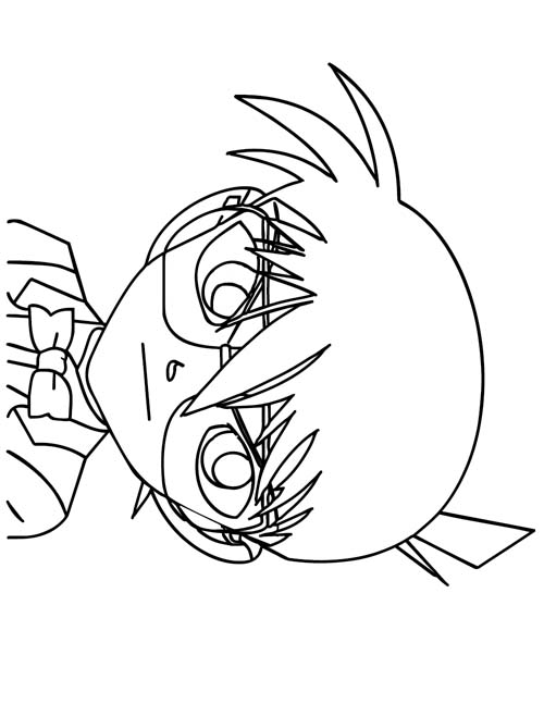 coloring page of Conan Edogawa