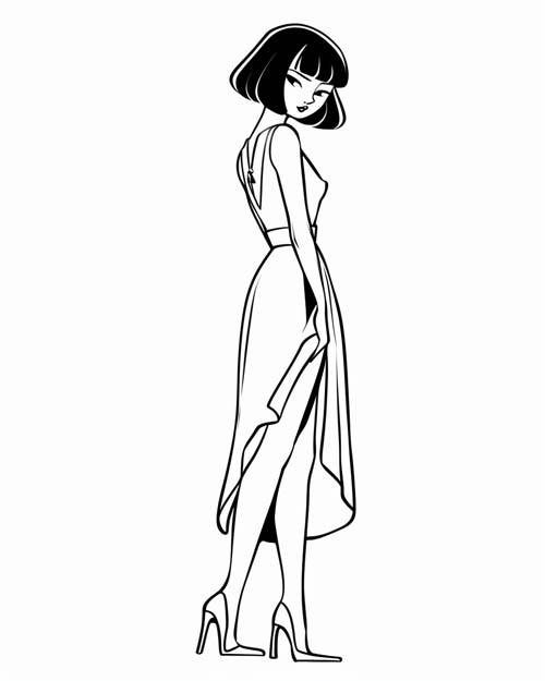 coloring page of Dr. Orchid