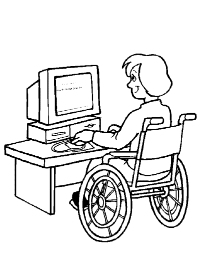 special needs coloring book pages