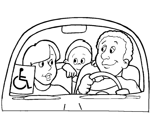 special needs coloring book pages
