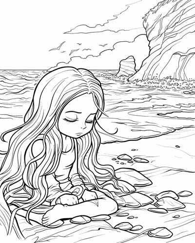 Maria Hallett coloring page