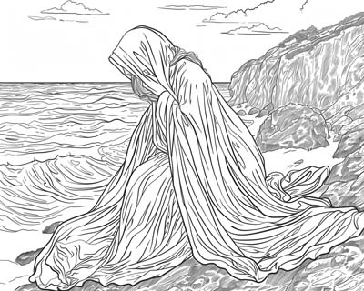 Maria Hallett coloring page