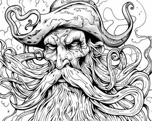 Davey Jones coloring page