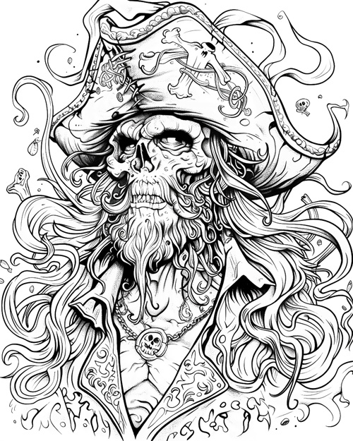 Davey Jones coloring page