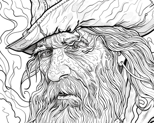 Davey Jones coloring page
