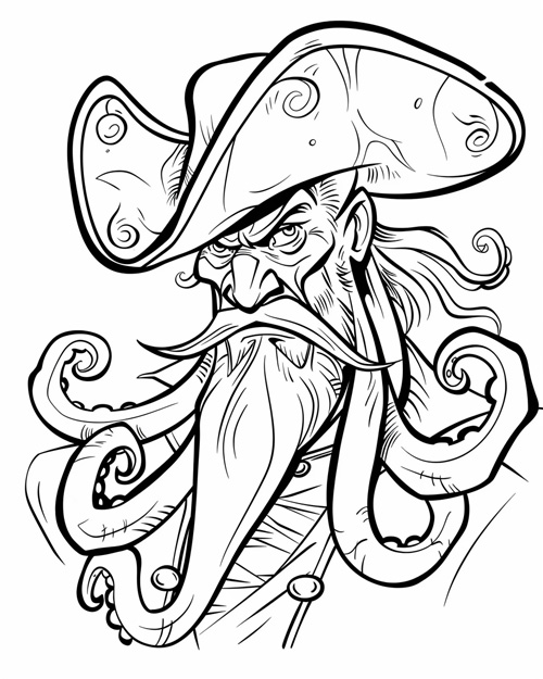 Davey Jones coloring page