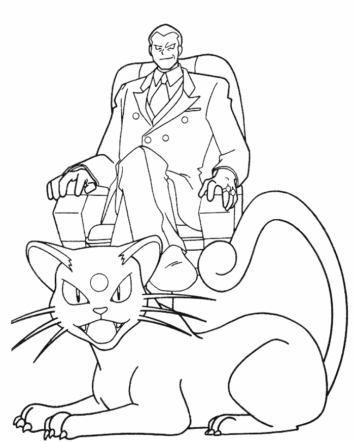 Giovanni and Persian coloring page