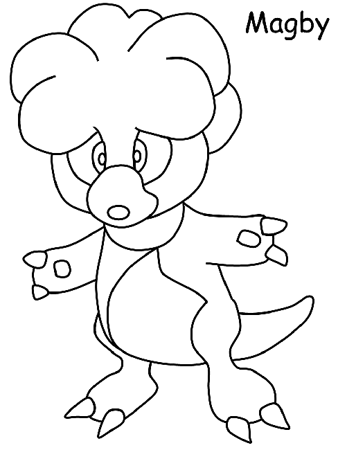 magby coloring page