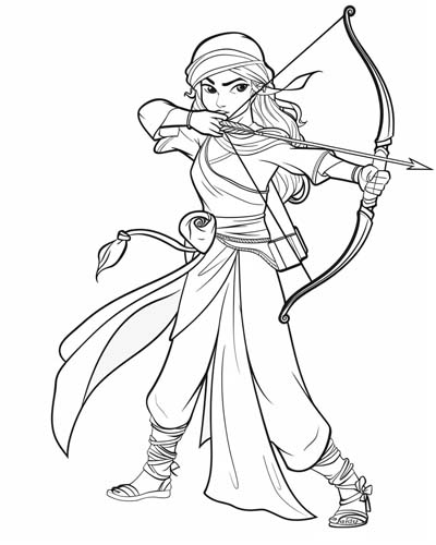 Ayşe Hatun coloring page