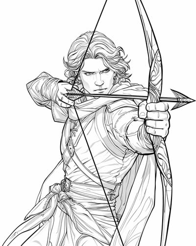Robin Hood coloring page