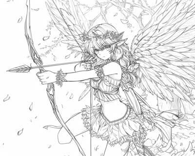 Valkyrie coloring page
