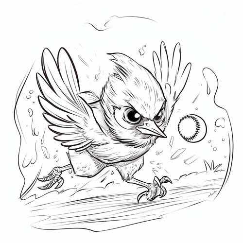 blue jays baseball coloring page
