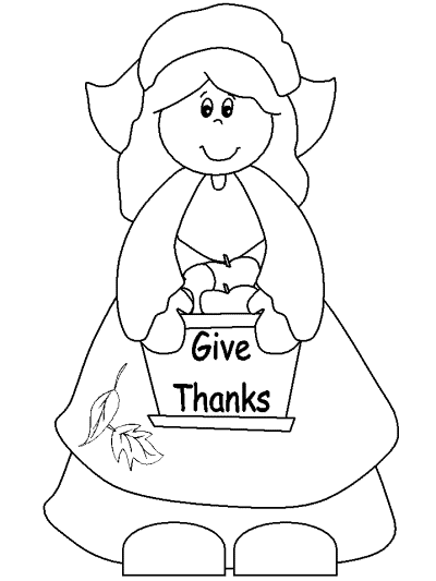 Thanksgiving coloring book pages