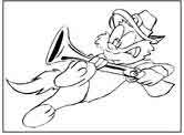 Thanksgiving pilgrim coloring page