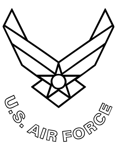 Air Force Symbol coloring page
