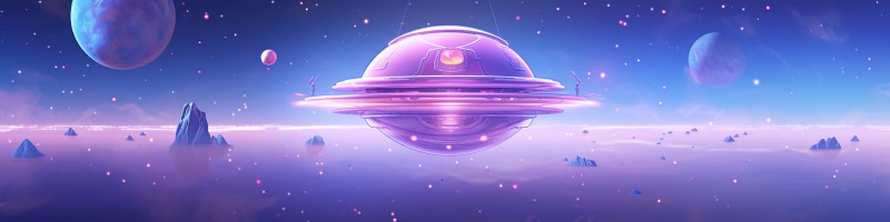 artwork of cute ufo
