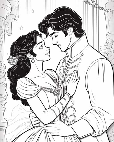 Ferdinand and Isabella coloring page