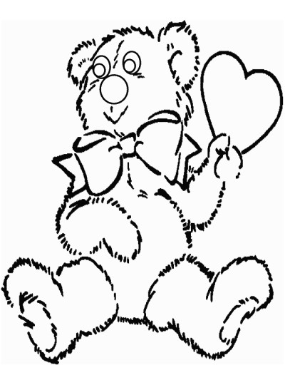 Valentine's Day coloring page
