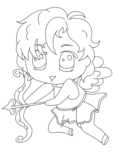 Valentine's Day coloring page