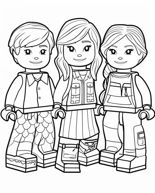 coloring page of roblox avatars