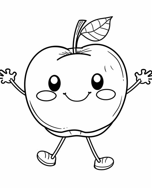 Stardew Valley coloring page of a Junimo