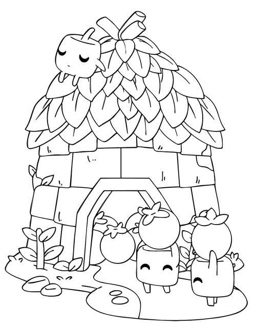 Stardew Valley Junimos coloring page