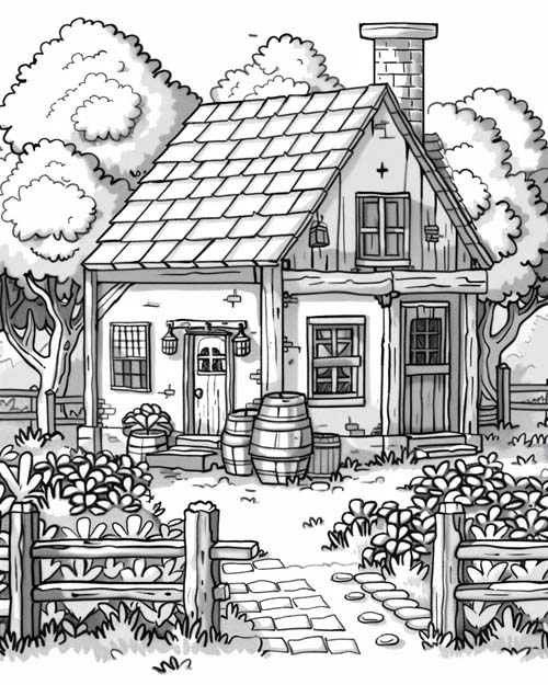 Stardew Valley coloring page