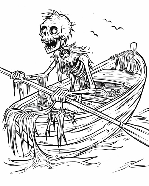 Danish folklore - Draugen (ghostly sailor)