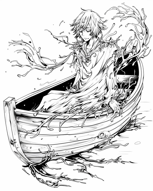 Danish folklore - Draugen (ghostly sailor)