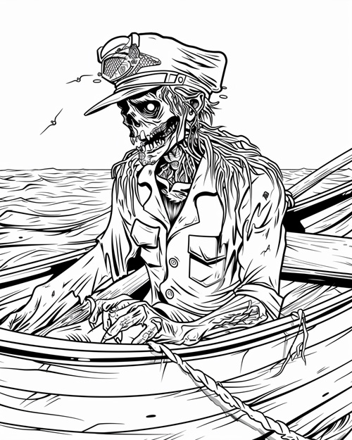 Danish folklore - Draugen (ghostly sailor)