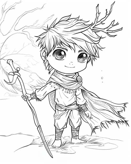 Jack Frost coloring page