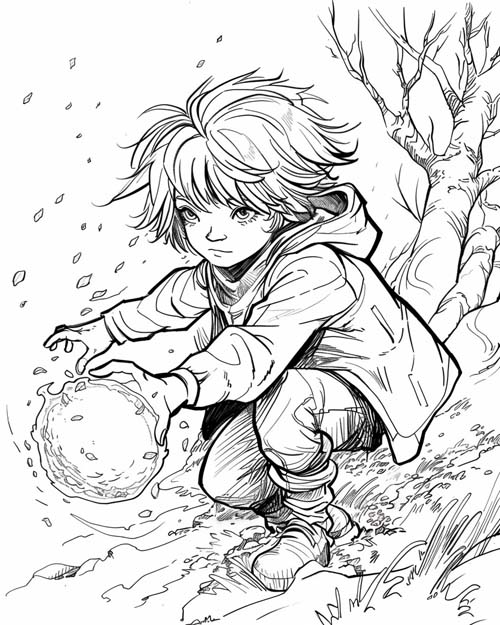 Jack Frost coloring page