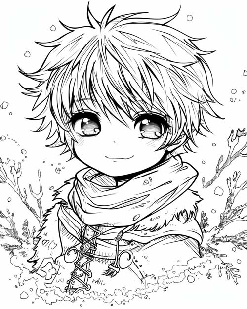 Jack Frost coloring page