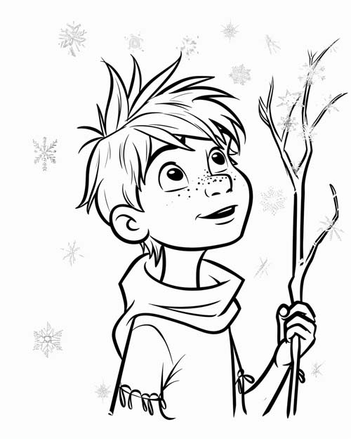 Jack Frost coloring page