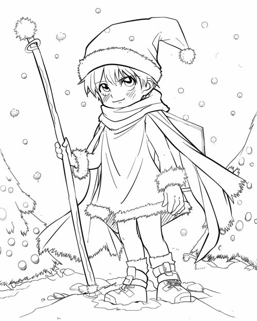 Jack Frost coloring page