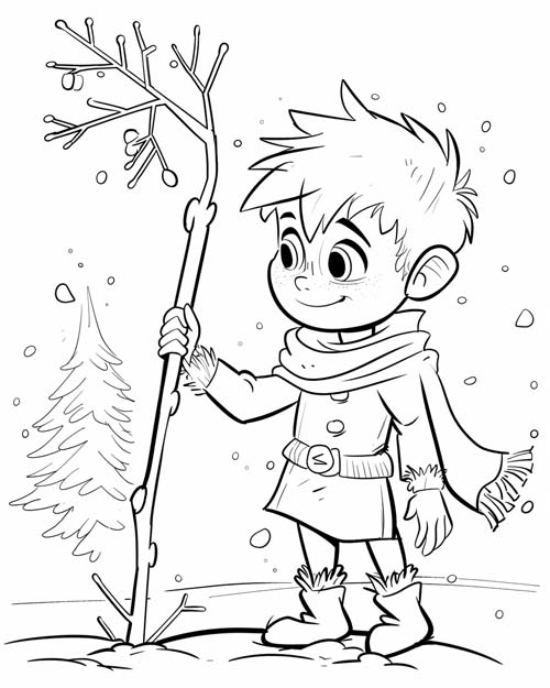 Jack Frost coloring page
