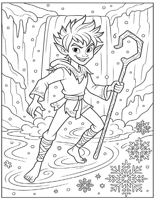 Jack Frost coloring page